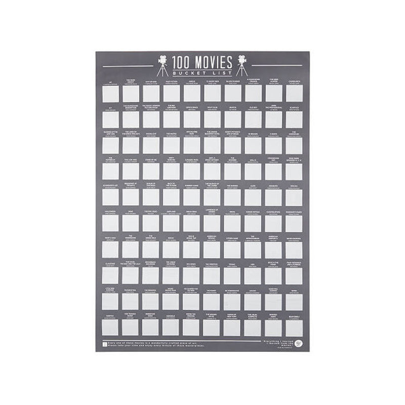 100 Movies Poster