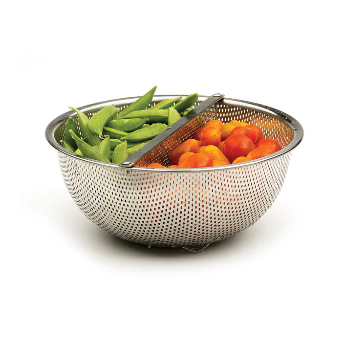 Due Section Colander with Detachable Divider