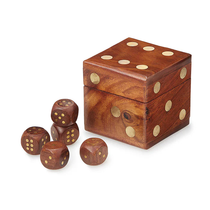 Wooden Dice Set