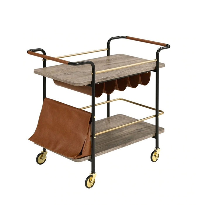 Bar Cart with Handles